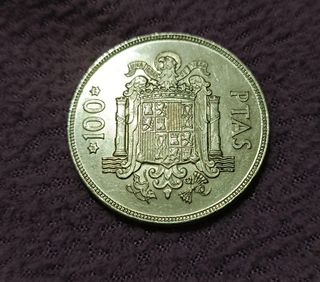 Moneda 100 pts Rey Juan Carlos 1975