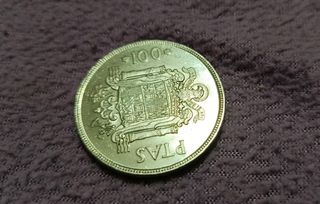 Moneda 100 pts Rey Juan Carlos 1975