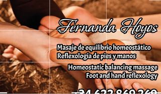 Masajes de pies y manos reflexología.