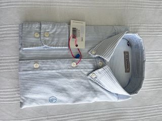 Camisa El Ganso Rayas Azul Talla M