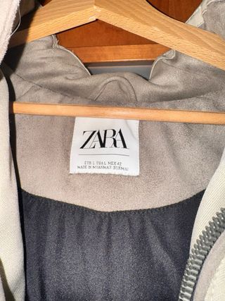 Abrigo Zara Hombre Talla L Beige