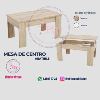 Mesa de Centro Abatible