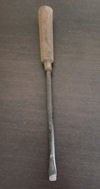 Escoplo de carpintería antiguo