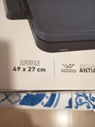 Plancha de Asar Jata GR213 2000W Nueva