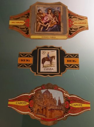 Vitolas y cajas de cerillas vintage