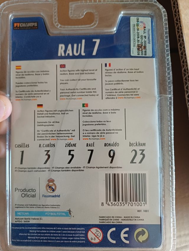 Figura de Raúl - Real Madrid