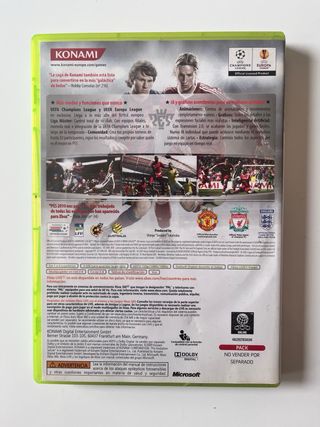 Juego Xbox 360 PES 2010 Konami