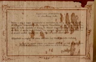 Grabado Vapor Panamá 1898