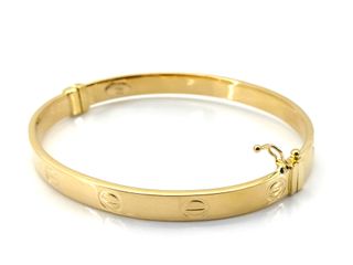 Pulsera Oro 18K tipo Cartier Tornillos