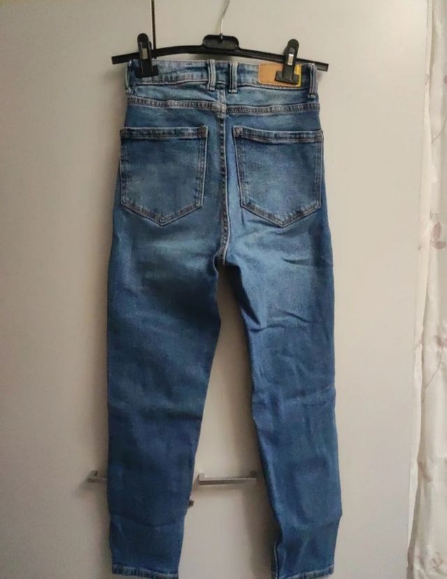 Vaqueros Mom Slim Fit Azules