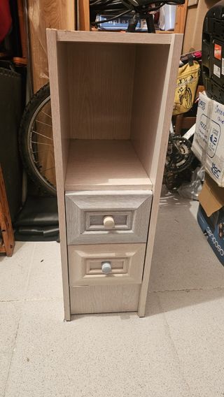 OFERTA Mueble de madera beige y gris