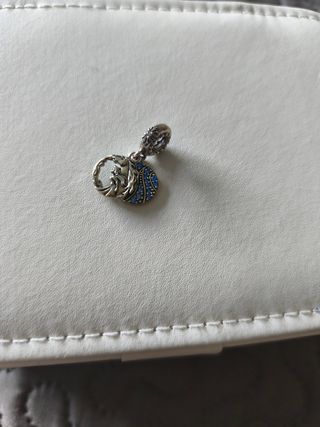 Charm Pandora Frozen Azul y Plateado