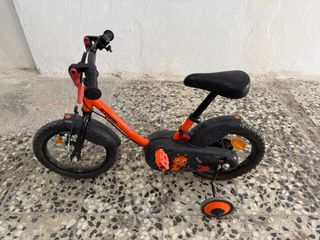Bicicleta infantil naranja B'TWIN