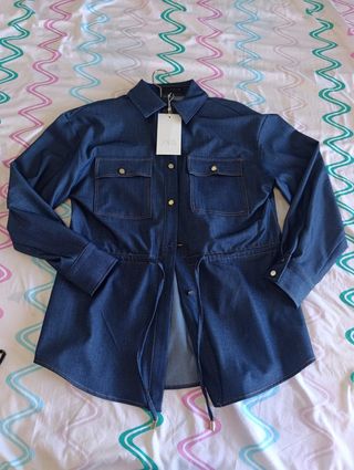 Camisa Zara Sahariana Talla XS Oversized