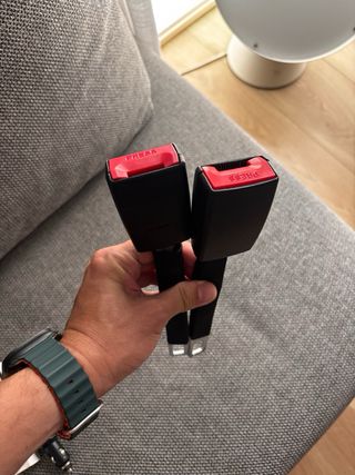 2 extensores cinturón seguridad coches
