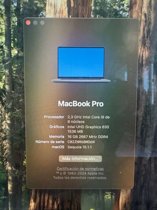 MacBook Pro 16 2019 Plata