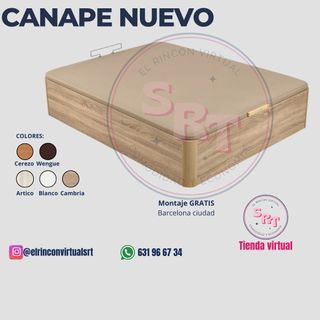 Canapé abatible madera