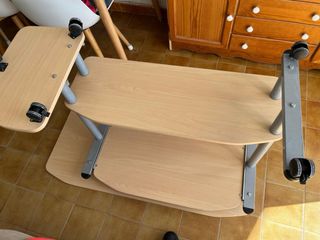 Mesa escritorio madera y metal