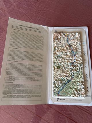 Mapa con relieve