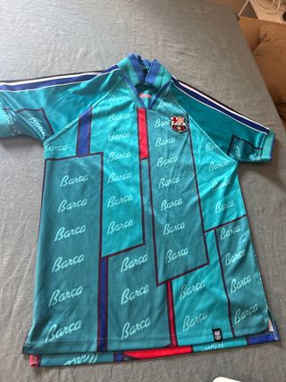 Camiseta FC Barcelona Teal y Azul
