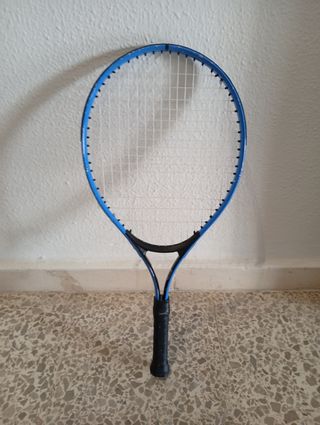 Raqueta de tenis infantil azul