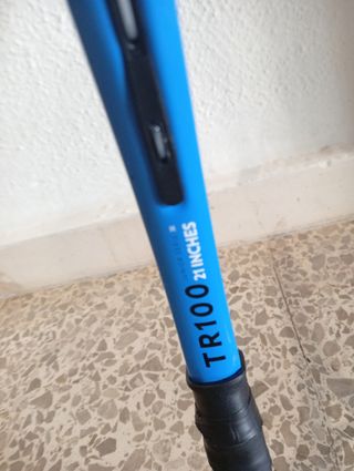 Raqueta de tenis infantil azul