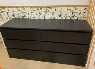 Cómoda MALM Ikea Negra
