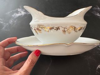 Porcelanas Bidasoa Vajilla Oro Blanco