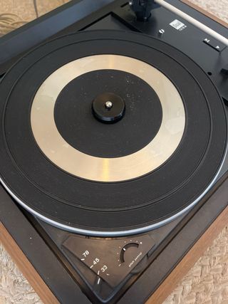 Tocadiscos Vintage Dual Marrón/Negro