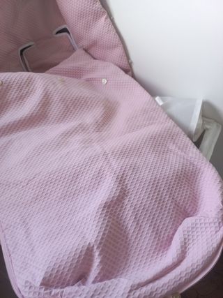 Funda para carrito de bebé rosa