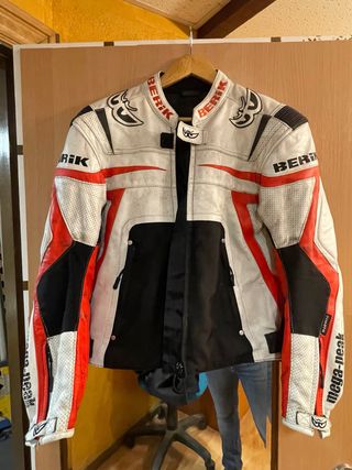 Chaqueta de cuero para moto Berik