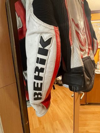 Chaqueta de cuero para moto Berik