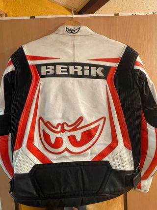 Chaqueta de cuero para moto Berik