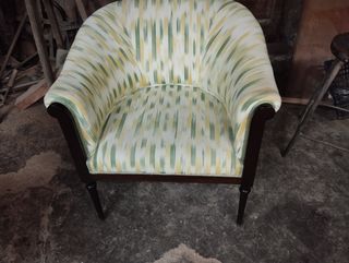 Pareja de sillones tapizados