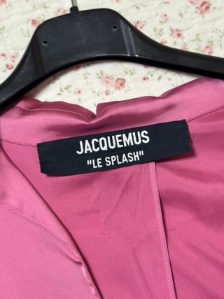 Blusa seda rosa Jacquemus