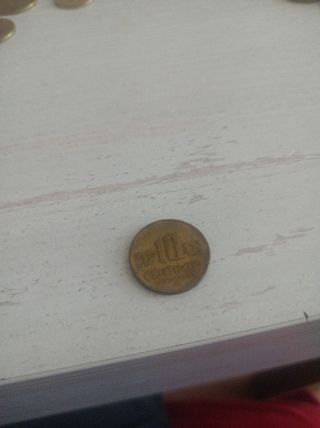 Moneda antigua 10 Centimos