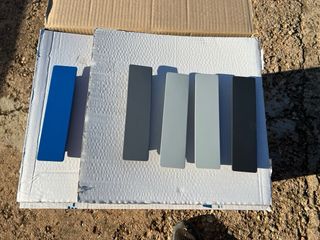 Tiradores para muebles azules