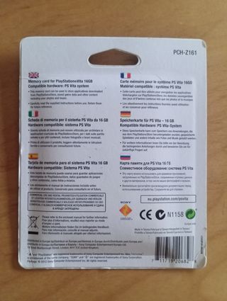 Tarjeta Memoria 16GB PS Vita Sony