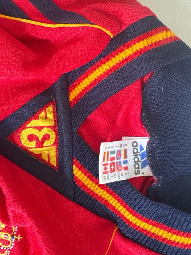 camiseta españa fitbol