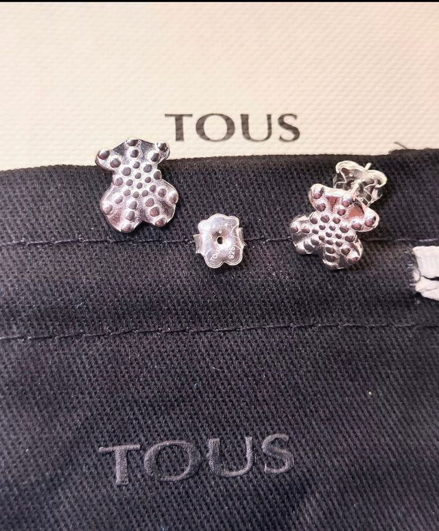 Pendientes Tous Grain osos, Plata 925
