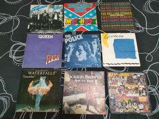 Lote Vinilos Singles Rock. Se escuchan ofertas.