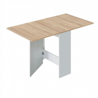 Mesa Auxiliar Con Alas Abatibles. Blanco Artik/Ro