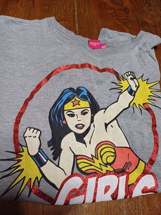 Maglietta Wonder Woman Girls Power Tg M