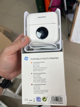 NK Mini Impresora Fotográfica Portátil