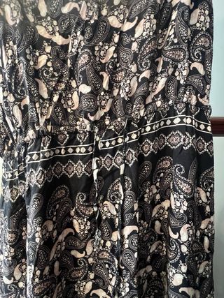 Vestido estampado paisley talla M