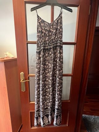 Vestido estampado paisley talla M