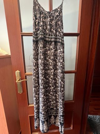 Vestido estampado paisley talla M