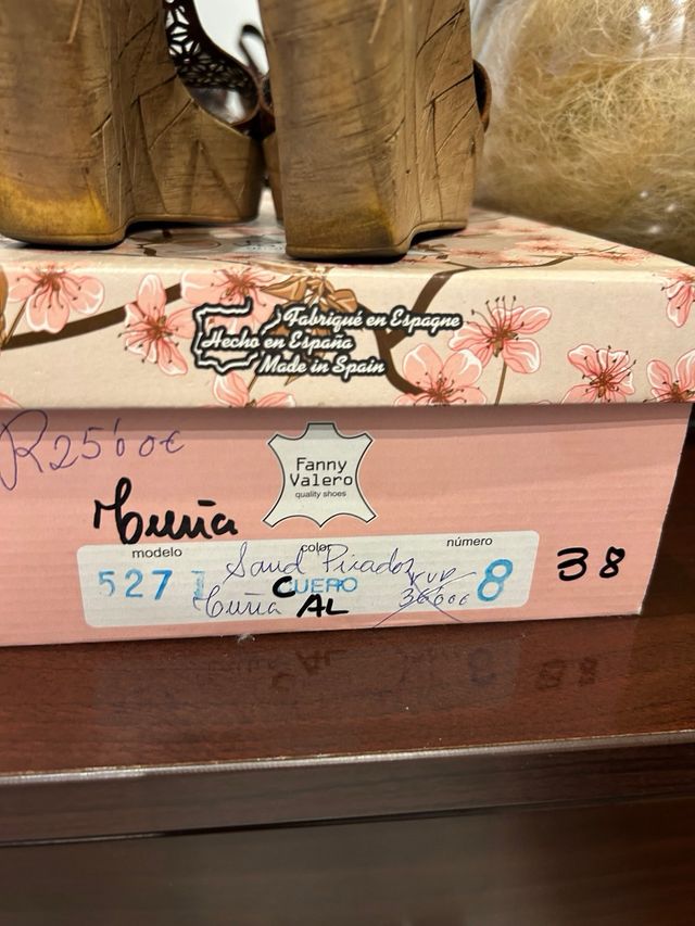 Sandalias Fanny Valero Cuña T-38