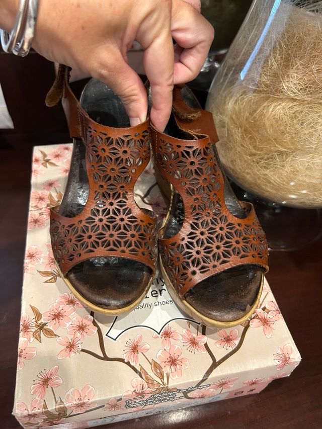 Sandalias Fanny Valero Cuña T-38