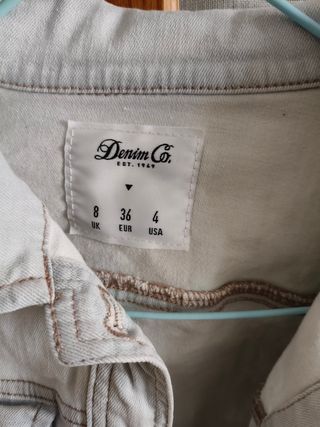 Chaqueta Vaquera Denim Co. Azul Talla XS